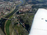 Rundflug ab Riesa über Meißen, Dresden und Moritzburg