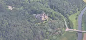 Flug über das Schloß Marienburg