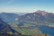 Rundflug über die Salzkammergutseen