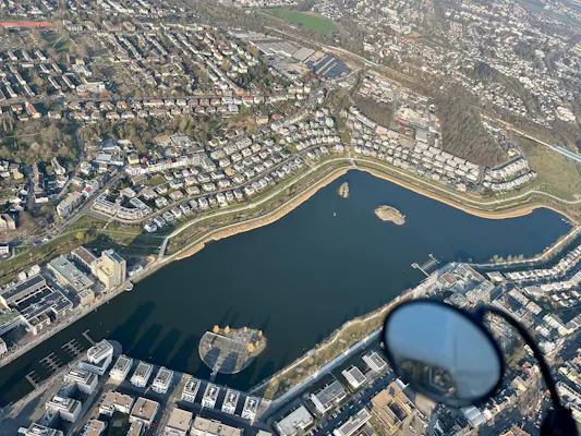 Rundflug über das Ruhrgebiet