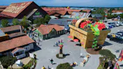 Ausflug zu Karls Erdbeerdorf mit dem Flugzeug