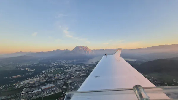 Rundflug von Gmunden