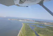 In den Dünen der Nordseeinsel Juist landen