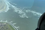 Ostfriesland von oben - 2 Fluggäste