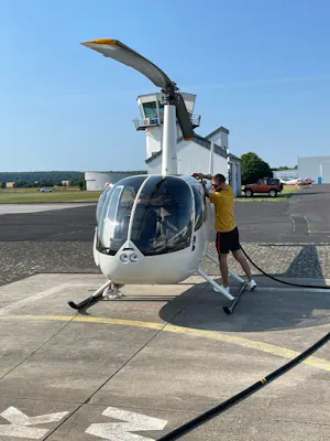 Ausflug zum Italiener am Flugplatz Aschaffenburg 