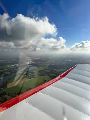 Düsseldorf und Duisburg von Oben