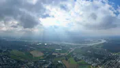 Kurzer Rundflug über den Niederrhein