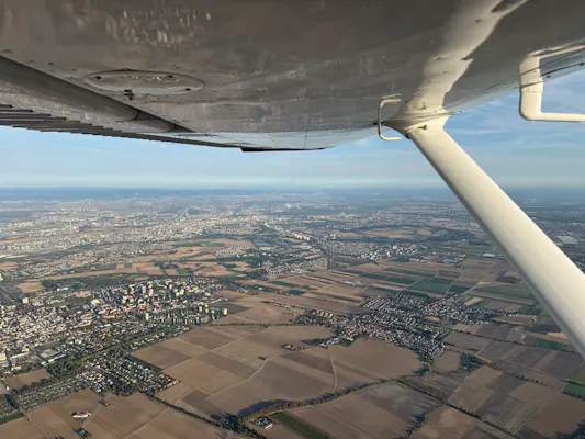 Rundflug ab Worms: Heidelberg, Hockenheim, Speyer & Hambacher Schloss