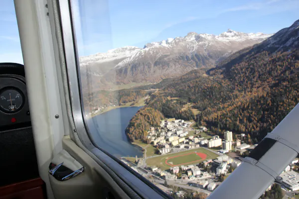 Top of the World - Lunch in St. Moritz am See