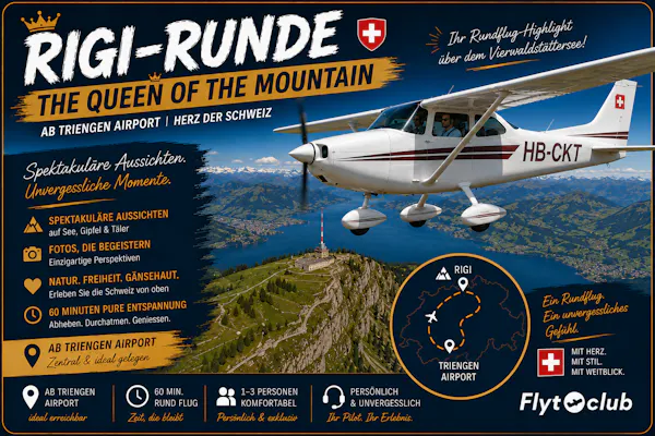 Rigi-Rundflug – The Queen of the Mountain