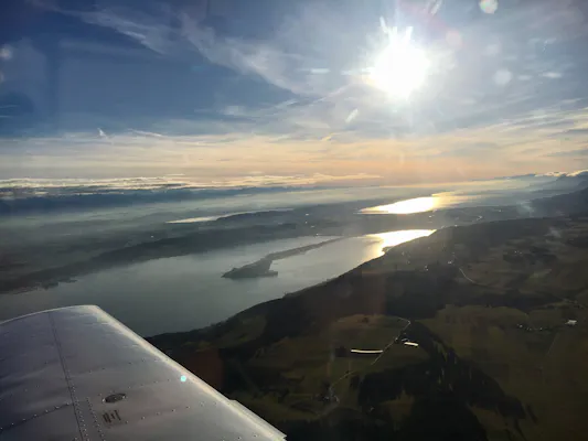 5 Seenflug