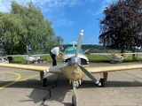 Flugvorbereitung mit der schönen Beech Bonanza V35, Baujahr 1966, eine der wenigen mit einem Turbomotor! Robust wie ein Mercedes!