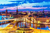 Stockholm bei Nacht